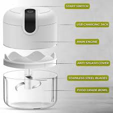 Wireless Speedy Chopper – One-Touch Electric Food Processor & Garlic Mincer