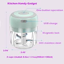 Wireless Speedy Chopper – One-Touch Electric Food Processor & Garlic Mincer