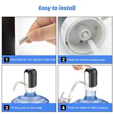 Automatic Rechargeable Water Dispenser Pump – One-Touch Smart Water Pump